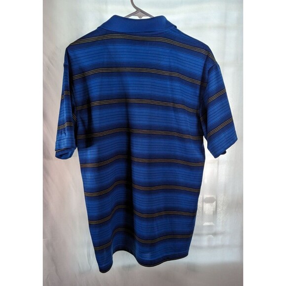 Ben Hogan Golf Performance striped multicolor man's M polo preowned - Picture 5 of 5